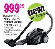 Russell Hobbs Bagless Cylinder Vacuum Cleaner-2000W(RHCV-21)