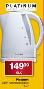Platinum 360 Koordlose Ketel-1.7ltr Elk