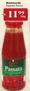 Monteverse Passata Sauce-700g