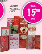 Assorted Valentines Cards Each