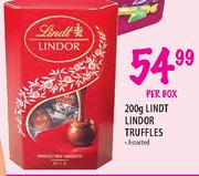 Lindt Lindor Truffles Assorted-200g Per Box