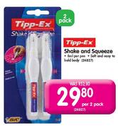 Tipp-Ex Shake And Squeeze-Per 2 Pack