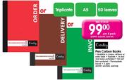 Croxley Pen Carbon Books-Per 5 Pack