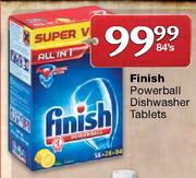 Finish Powerball Dishwasher Tablets-84's