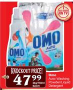 Omo Auto Washing Powder/Liquid  Detergent-2kg / 750ml Each