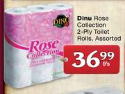 Dinu Rose Collection 2-Ply Toilet Rolls Assorted-9's
