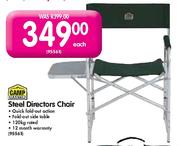 Camp Master Steel Directors Chair Each