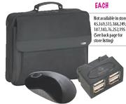 Targis 3 Piece Bag/Mouse/Hub