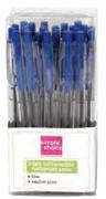 Simple Choice Click Blue Pen -24 pack