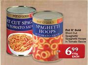 Pot O'Gold Short Cut Spaghetti/Spaghetti Hoops in Tomato Sauce-410g Each