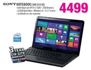 Sony Notebook(SVE15111E)