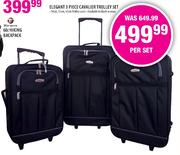 Elegant Cavalier Trolley Set-3 Piece Per Set
