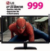 LG LED Monitor-20"