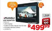 Sansui 7" LCD Monitor (CAVM1000)