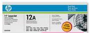 Hp 12A Black Laser Toner Cartridge Per Toner 