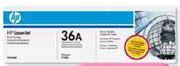 Hp 36A Black Laser Toner Cartridge Per 2 Pack