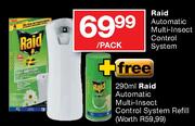 Raid Automatic Multi-Insect Control System-Per Pack