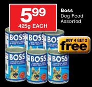 Boss Dog Food Assorted-425g Each