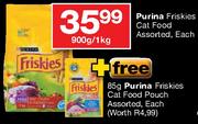 Purina Friskies Cat Food Assorted-900g/1kg Each
