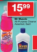 Mr Muscle All-Purpose Cleaner Assorted-1ltr Each