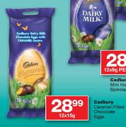 Cadbury Caramel-Filled Chocolate Eggs-12x15g