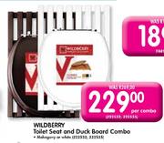 Wildberry Toilet Seat & Duck Board Combo