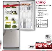 Defy Fridge/Freezer-380 Ltr (DAC454)