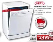 Defy Dishwasher-13kg (DDW156)