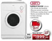 Defy Tumble Dryer-5kg (DTD252)