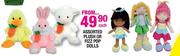 Assorted Plush Or Fizz Pop Dolls Each