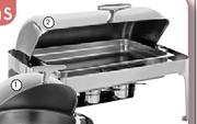 Stainless Steel Roll Top Chafing Dish-9L