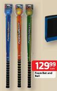 Foam Bat And Ball Each