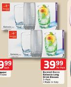 Bormioli Rocco Galassia Long Drink Glasses-3-Pack-Per Pack