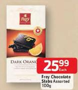 Frey Chocolate Slabs Assorted-100g Each