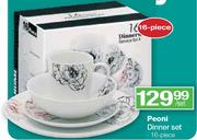 Peoni Dinner Set-16 Piece Per Set