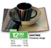 Oaktree Crockery Range Mug Each