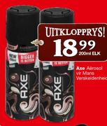 Axe Aerosol Vir Man Verkeidenheid-200ml elk