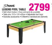 Shoot Legend Pool Table