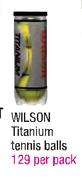 Wilson Titanium Tennis Balls-Per Pack