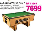 Coin-Operated Pool Table