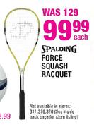 Spalding Force Squash Racquet-Each