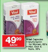 Vital Hair, Skin & Nails-30's Each