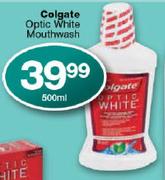 Colgate Optic White Mouthwash-500ml