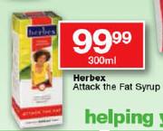 Herbex Attack the Fat Syrup-300ml