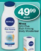 Nivea Q10 Plus Rich Firming Body Moisturiser-400ml