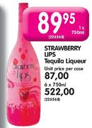 Strawberry Lips Tequila Liqueur-6 x 750ml