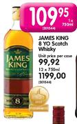 James King 8 Yo Scotch Whisky-12 x 750ml