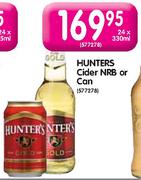 Hunters Cider NRB or Can-24 x 330ml