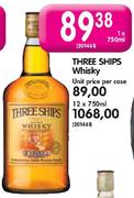 Three Ships Whisky-12 x 750ml