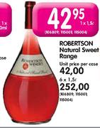 Robertson Natural Sweet Range-6 x 1.5Ltr
